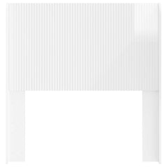 vidaXL Headboard High Gloss White 4