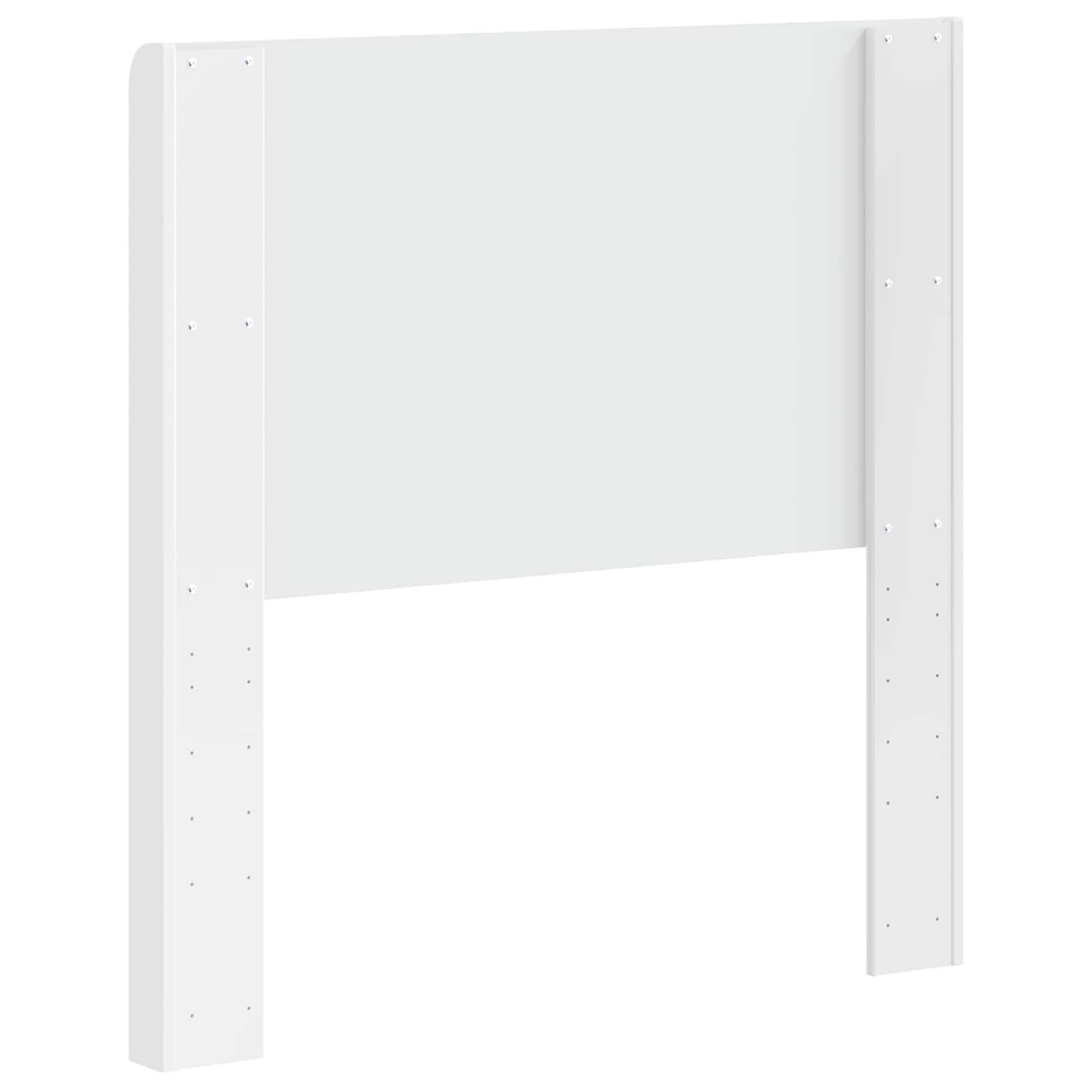 vidaXL Headboard High Gloss White Engineered Wood 6