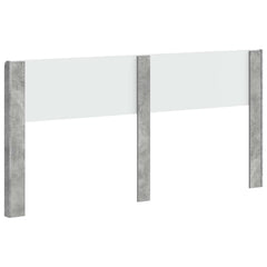 vidaXL Headboard Concrete Grey PB 6