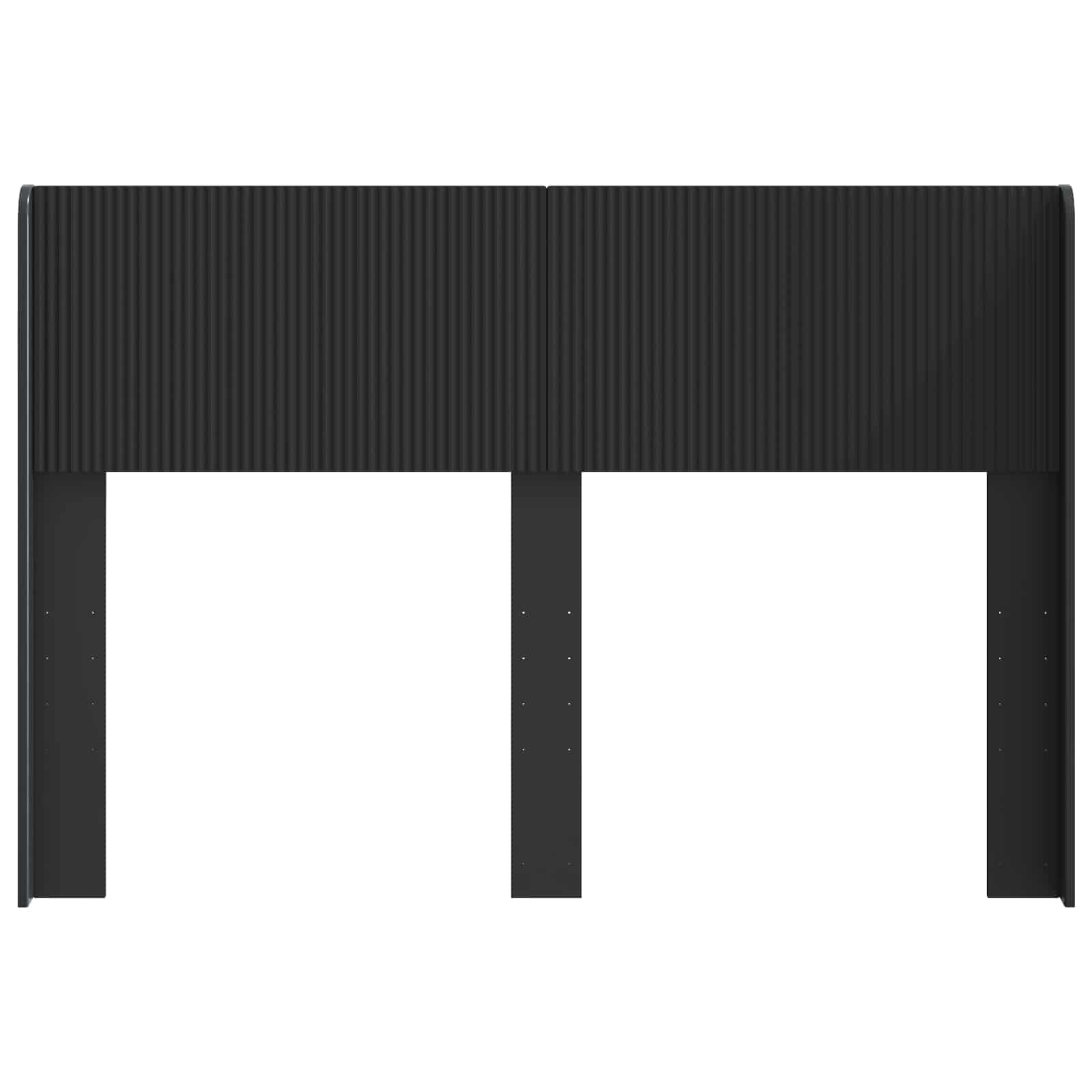 vidaXL Headboard Black PB 4
