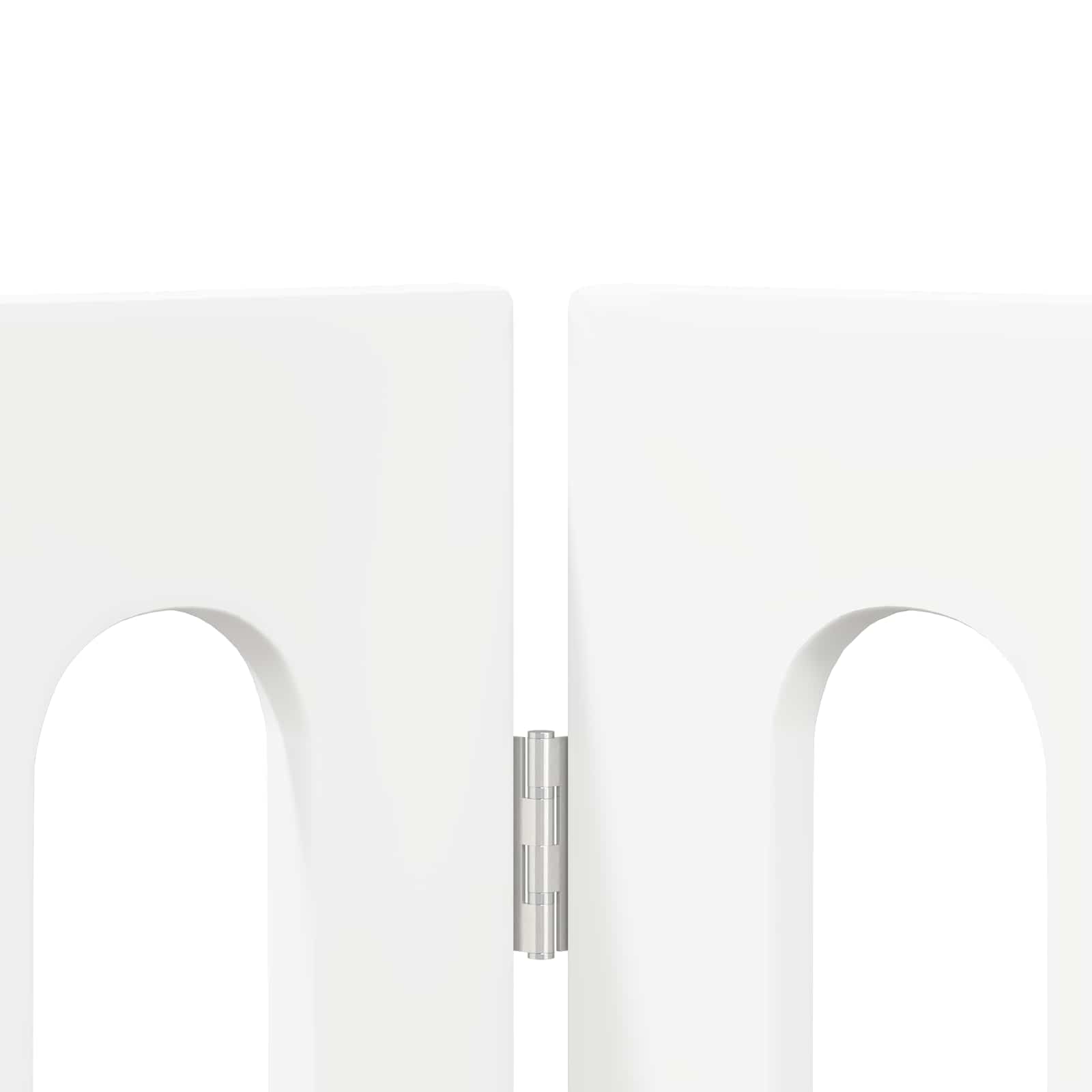 vidaXL Folding Pet Fence 2 pcs White 100.5 x 38 x 70 cm 5