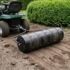Garden Lawn Roller Pull with Aerator Clamps Ø Steel without handle (8 spikes)