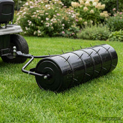 Garden Lawn Roller Pull with Aerator Clamps Ø Steel without handle (8 spikes)