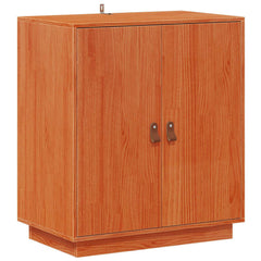 vidaXL Sideboard Wax Brown 65.5 x 40 x 75 cm Solid Pine Wood 2