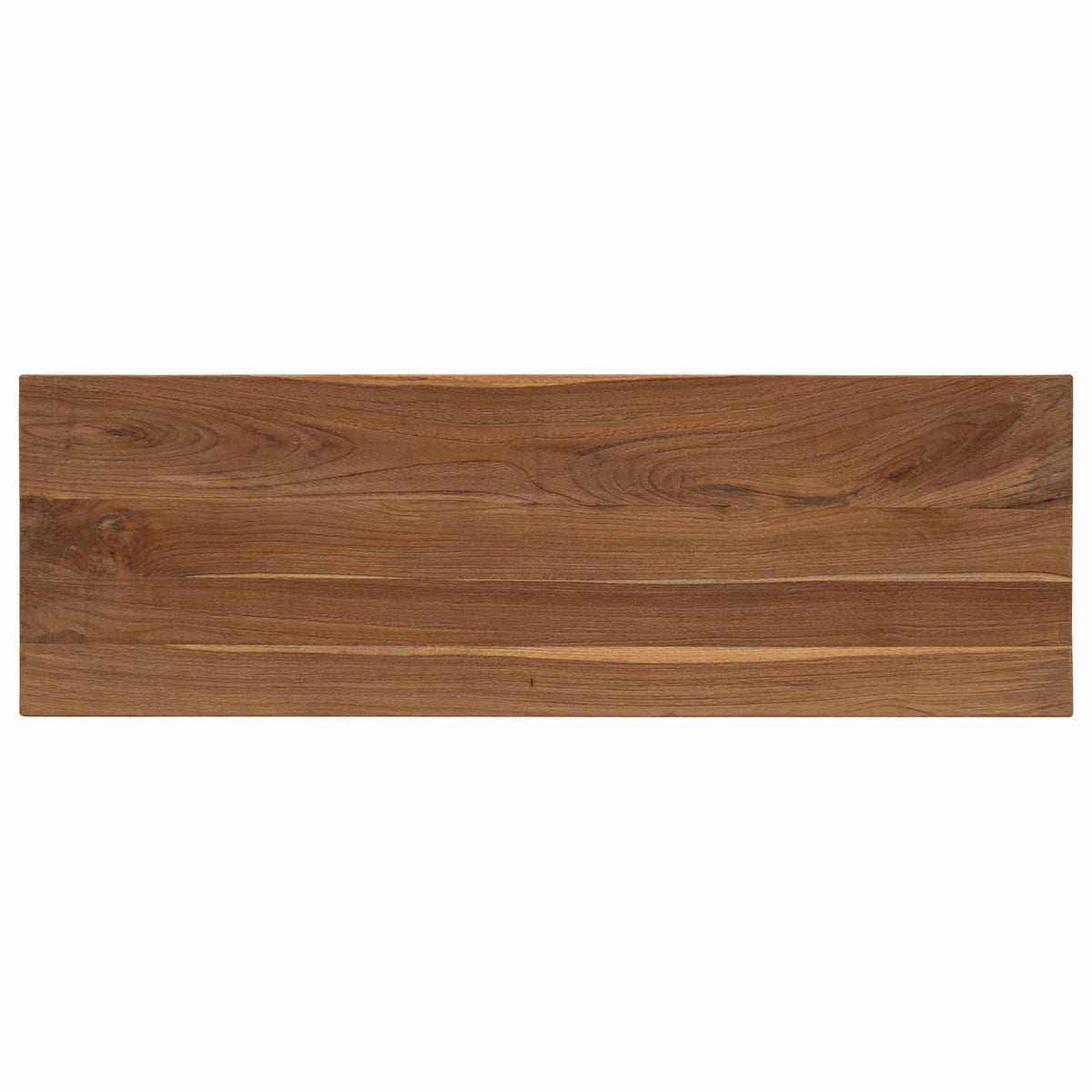 vidaXL Console Table Natural 110 x 35 x 75 cm Solid Teak Wood 4