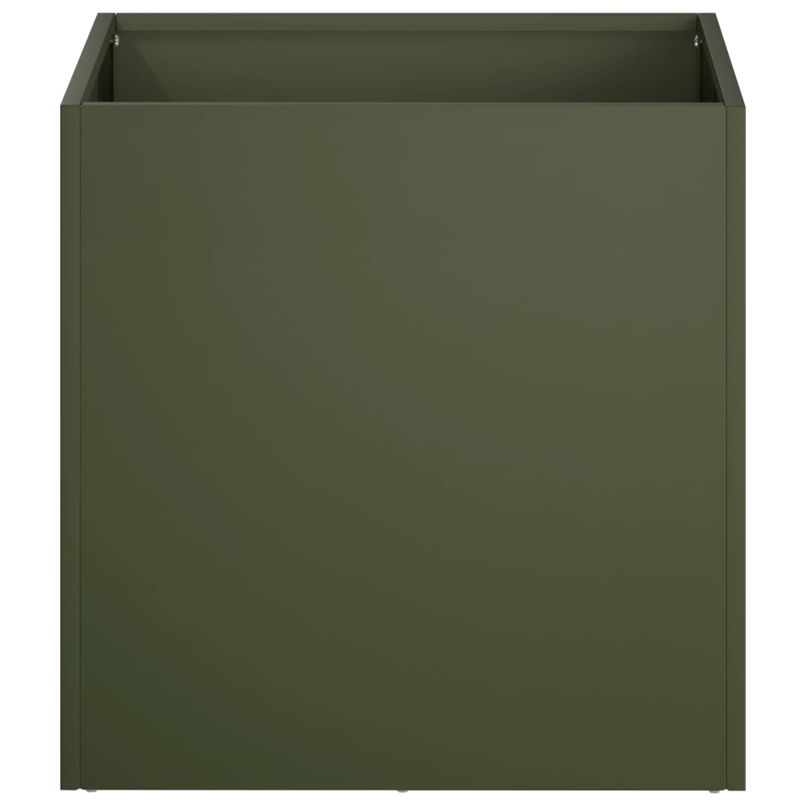 vidaXL Garden Planter 2 pcs Olive Green 25 x 25 x 25 cm 4