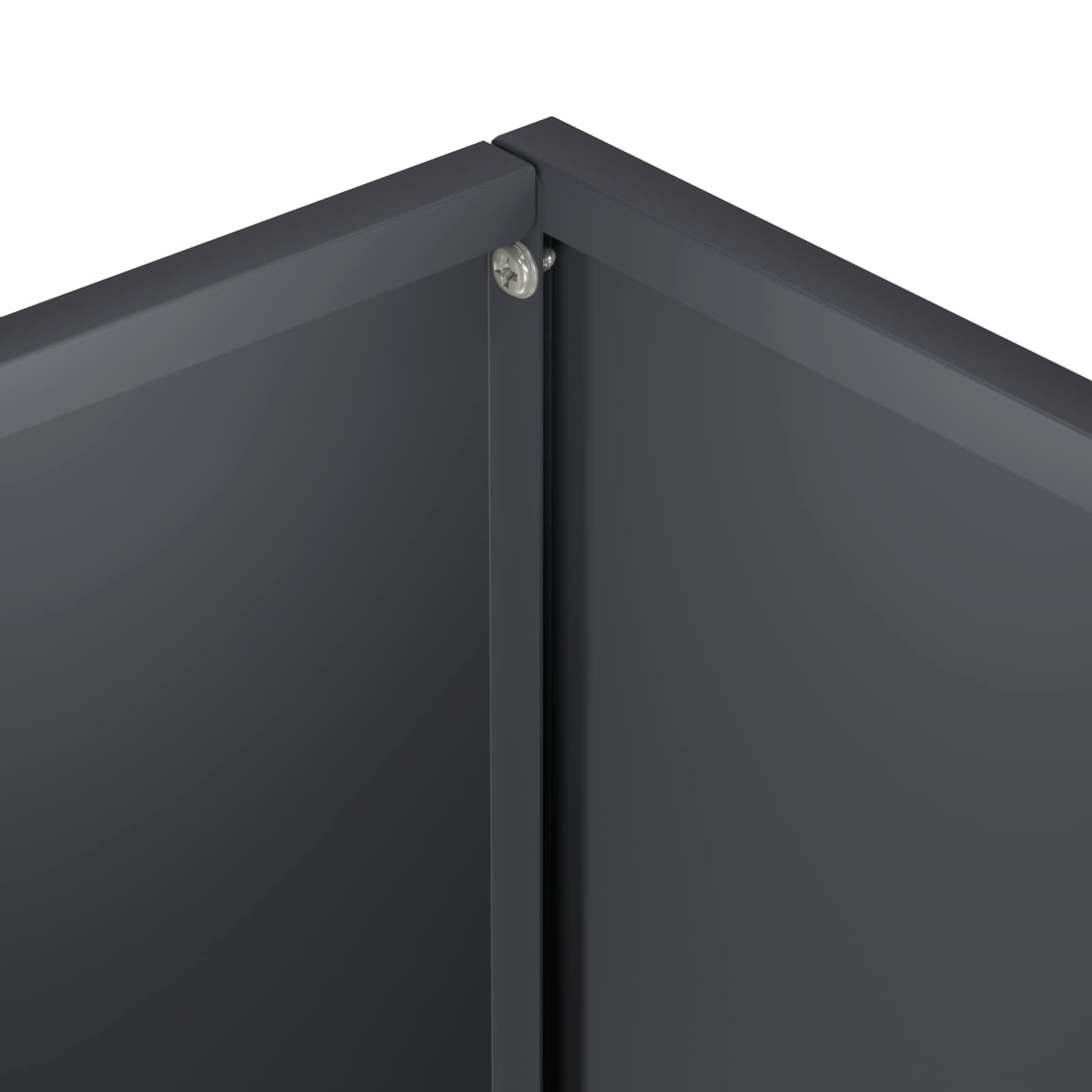vidaXL Garden Planter 2 pcs Anthracite 45 x 45 x 45 cm 6