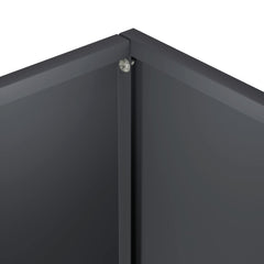 vidaXL Garden Planter 2 pcs Anthracite 45 x 45 x 45 cm 6