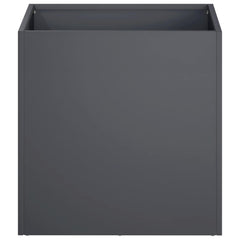 vidaXL Garden Planter 2 pcs Anthracite 45 x 45 x 45 cm 4