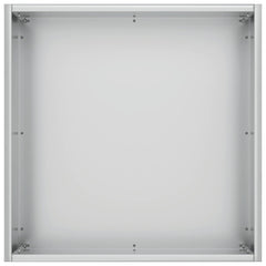 vidaXL Garden Planter Silver 45 x 45 x 45 cm Galvanised Steel 4