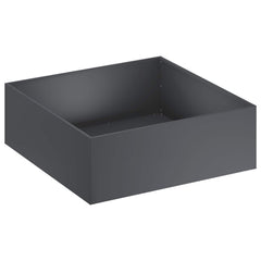 vidaXL Garden Planter 2 pcs Anthracite 60 x 60 x 20 cm 3