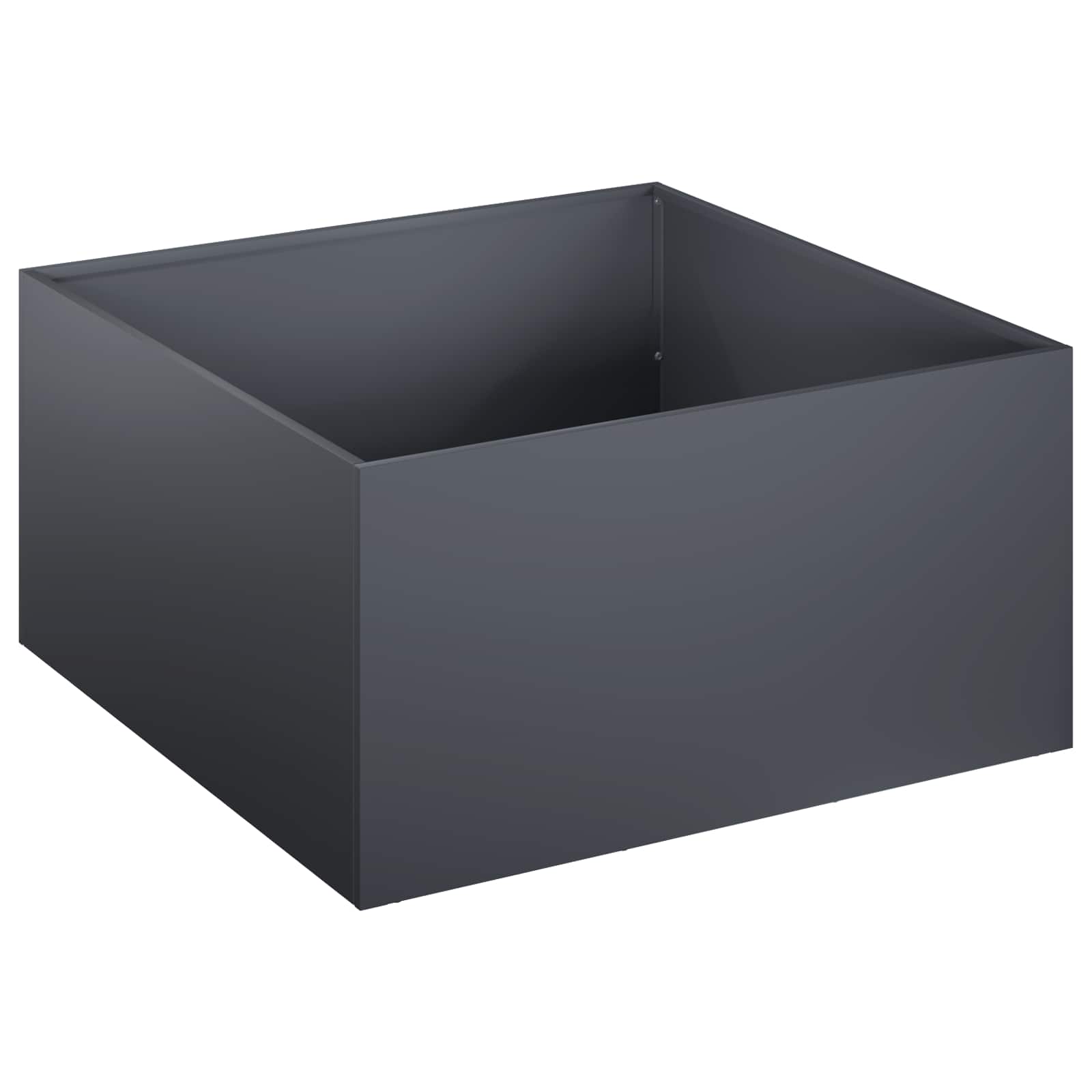 vidaXL Garden Planter Anthracite 40 x 40 x 30 cm Cold-rolled Steel 2