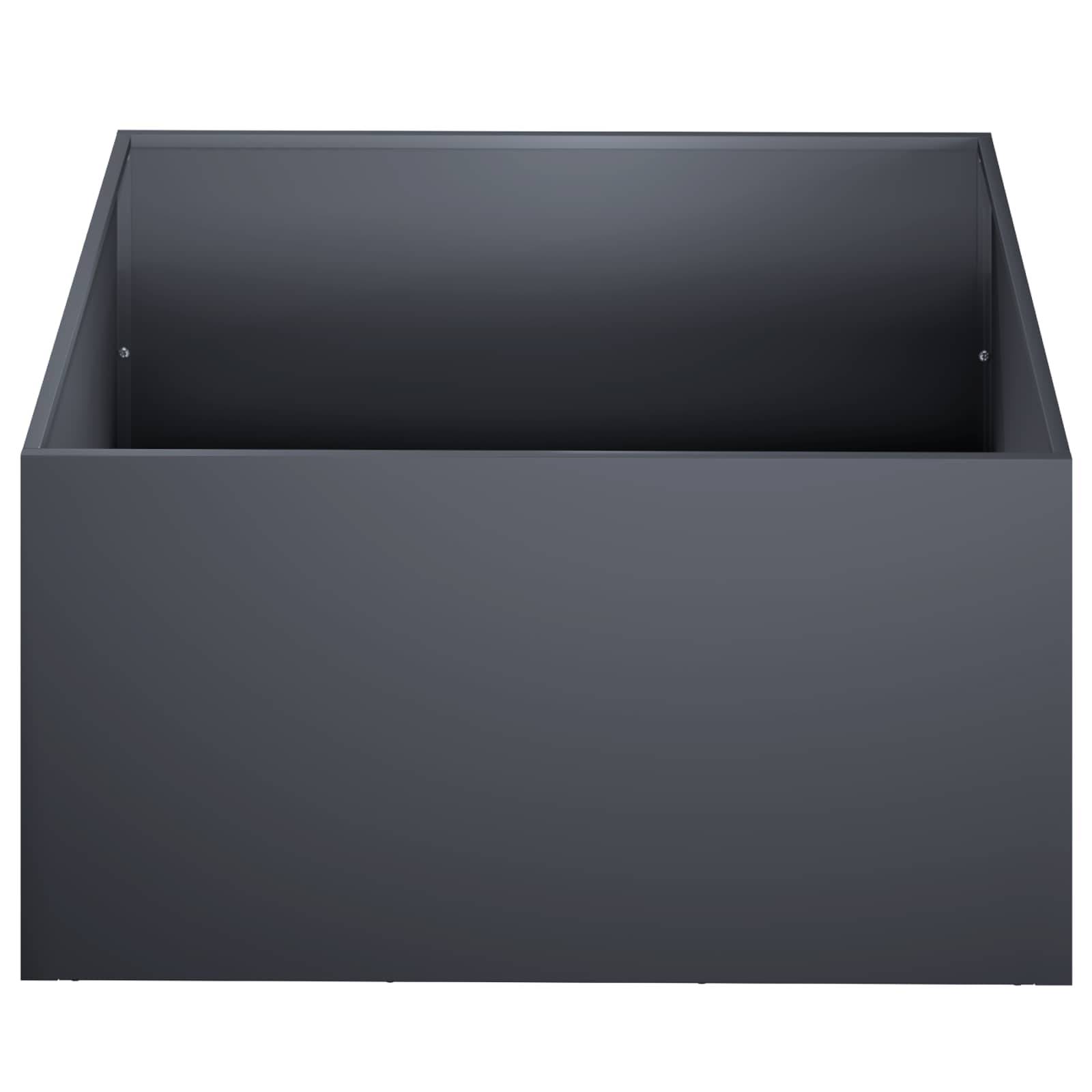 vidaXL Garden Planter Anthracite 40 x 40 x 30 cm Cold-rolled Steel 3