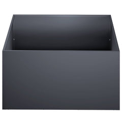 vidaXL Garden Planter Anthracite 40 x 40 x 30 cm Cold-rolled Steel 3