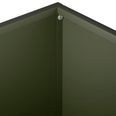 vidaXL Garden Planter Olive Green 40 x 40 x 30 cm Cold-rolled Steel 5