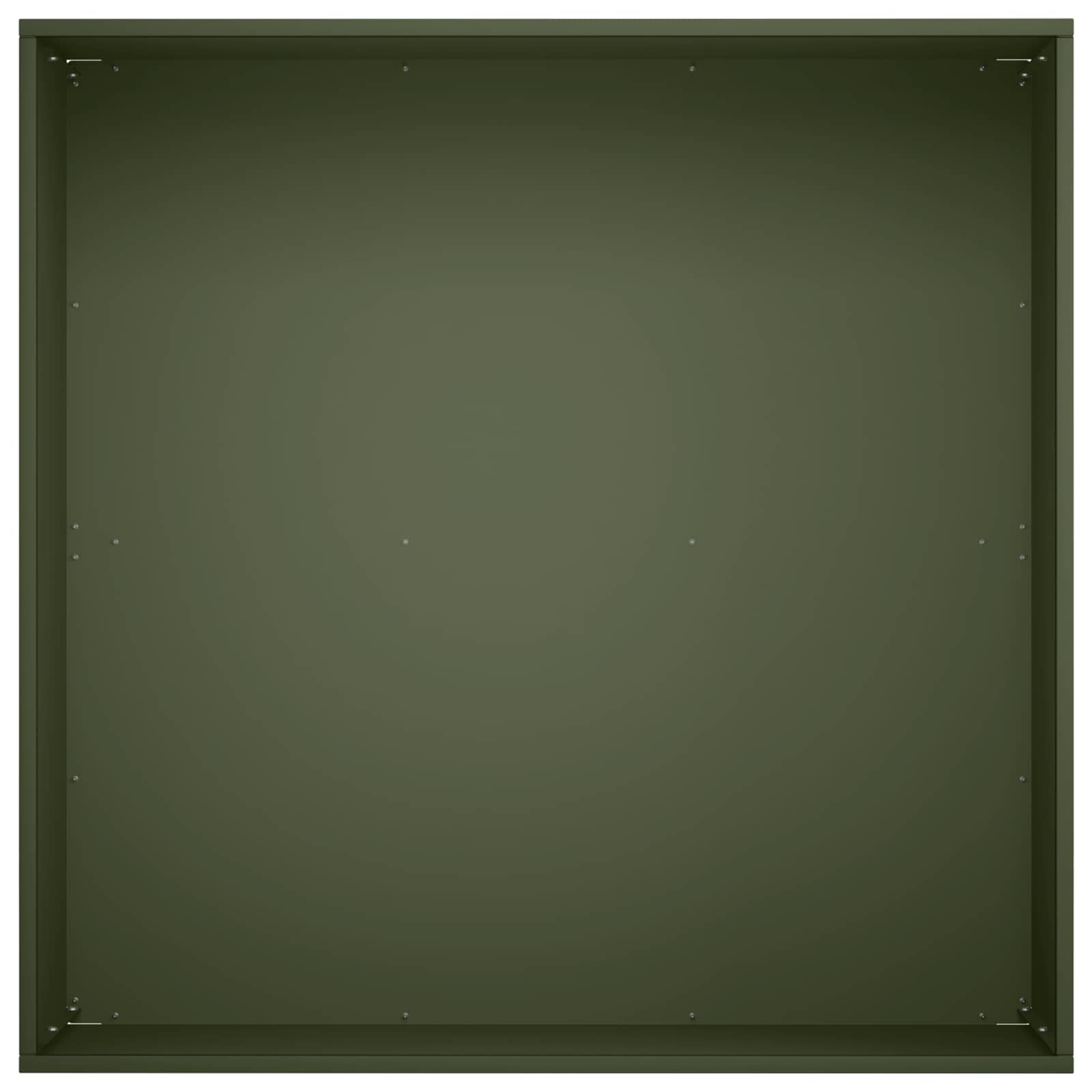 vidaXL Garden Planter Olive Green 40 x 40 x 30 cm Cold-rolled Steel 4