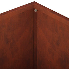 vidaXL Garden Planter Rusty 40 x 40 x 30 cm Weathering Steel 6
