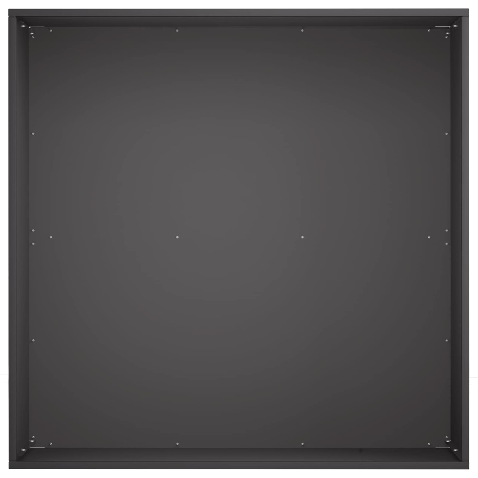 vidaXL Garden Planter 2 pcs Black 60 x 60 x 30 cm Cold-rolled Steel 5