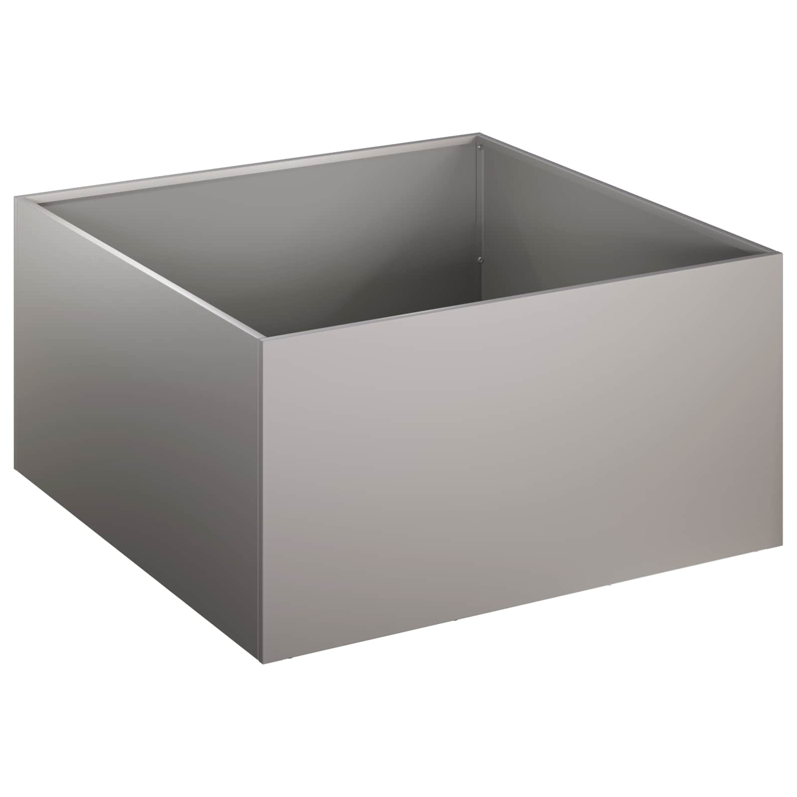 vidaXL Garden Planter 2 pcs Rusty 60 x 60 x 30 cm Weathering Steel 3