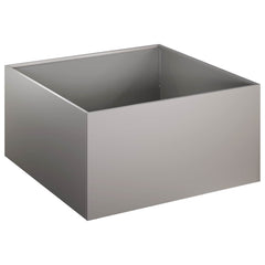 vidaXL Garden Planter 2 pcs Rusty 60 x 60 x 30 cm Weathering Steel 3