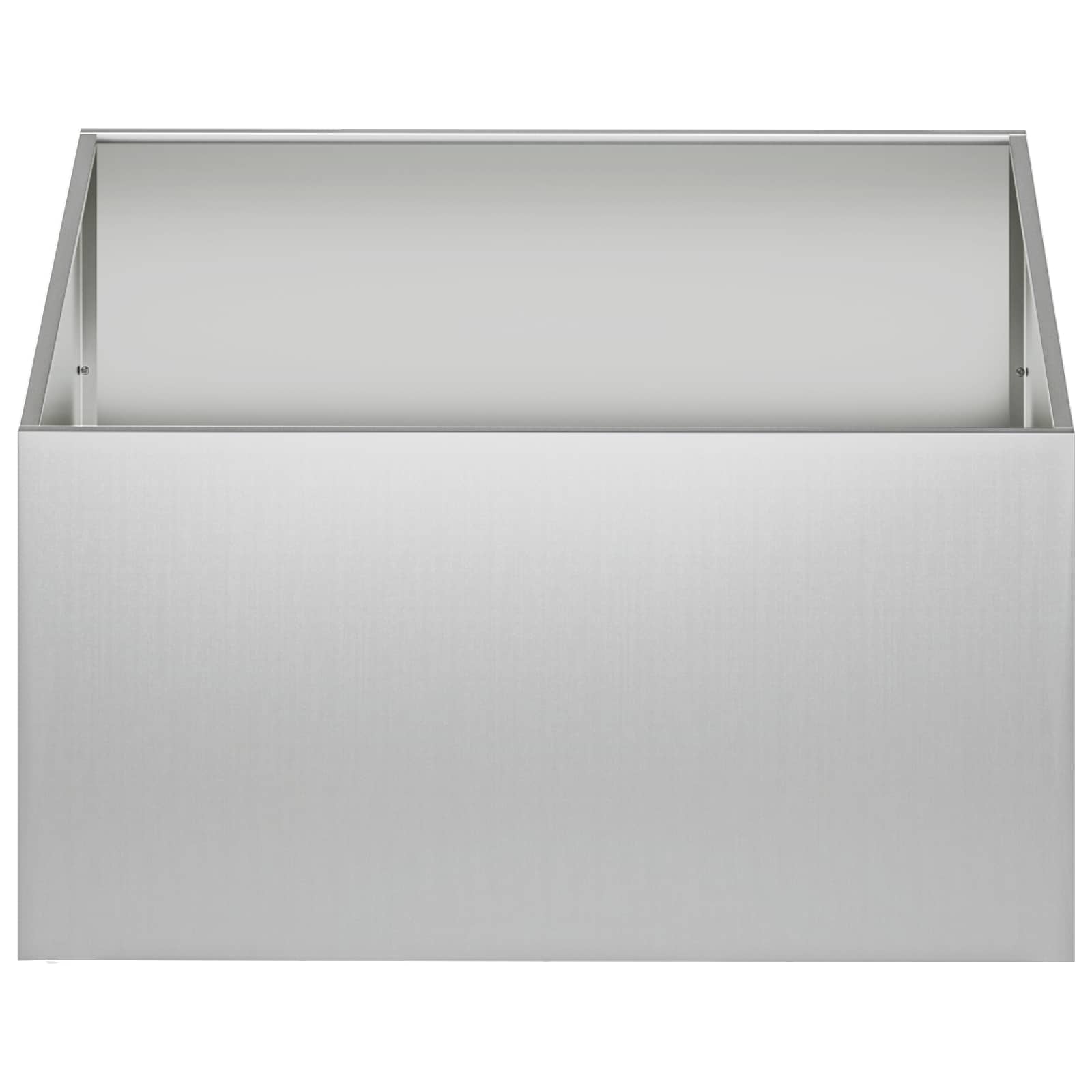 vidaXL Garden Planter 2 pcs Silver 60 x 60 x 40 cm Galvanised Steel 4