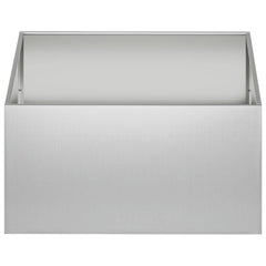 vidaXL Garden Planter 2 pcs Silver 60 x 60 x 40 cm Galvanised Steel 4