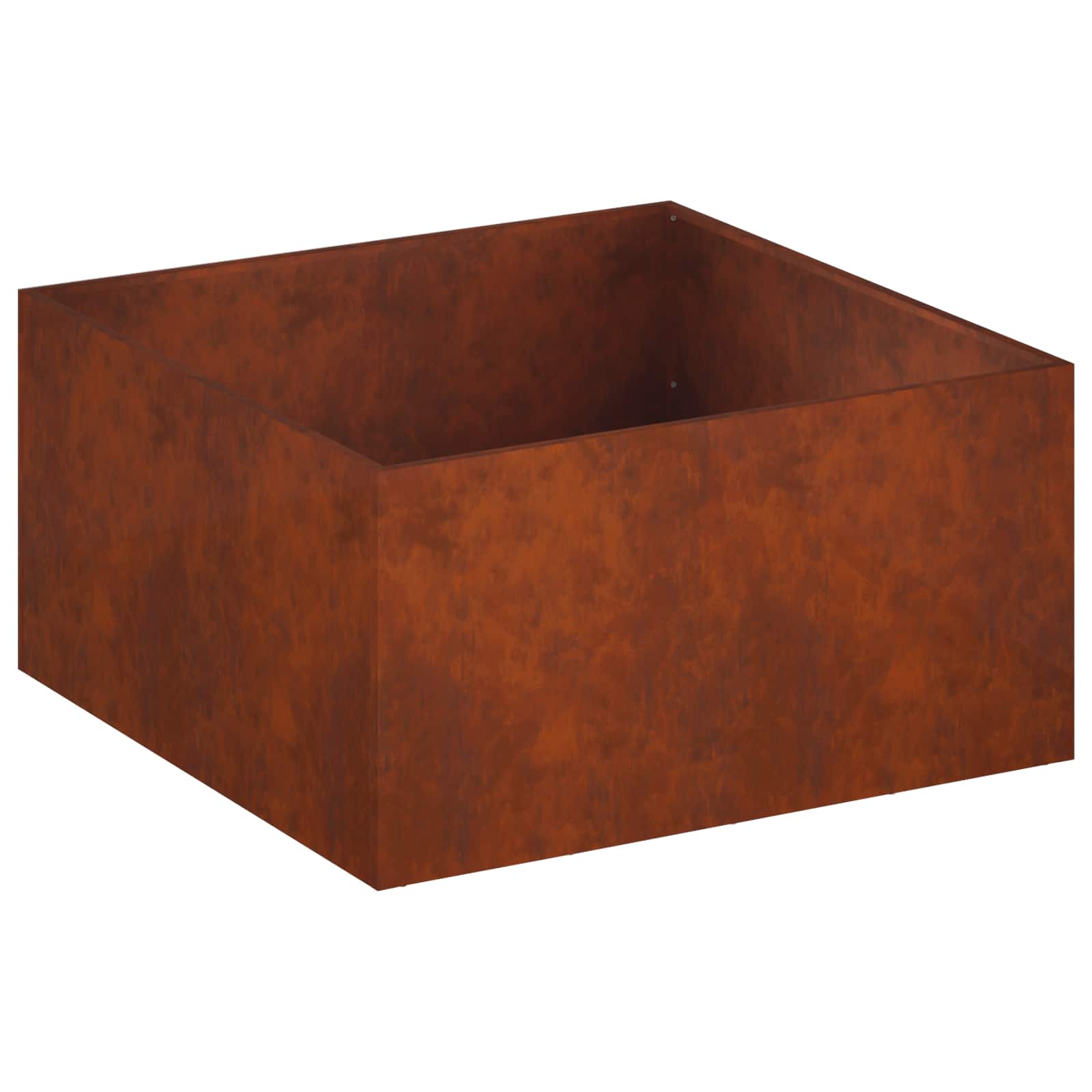 vidaXL Garden Planter Rusty 80 x 80 x 40 cm Weathering Steel 2