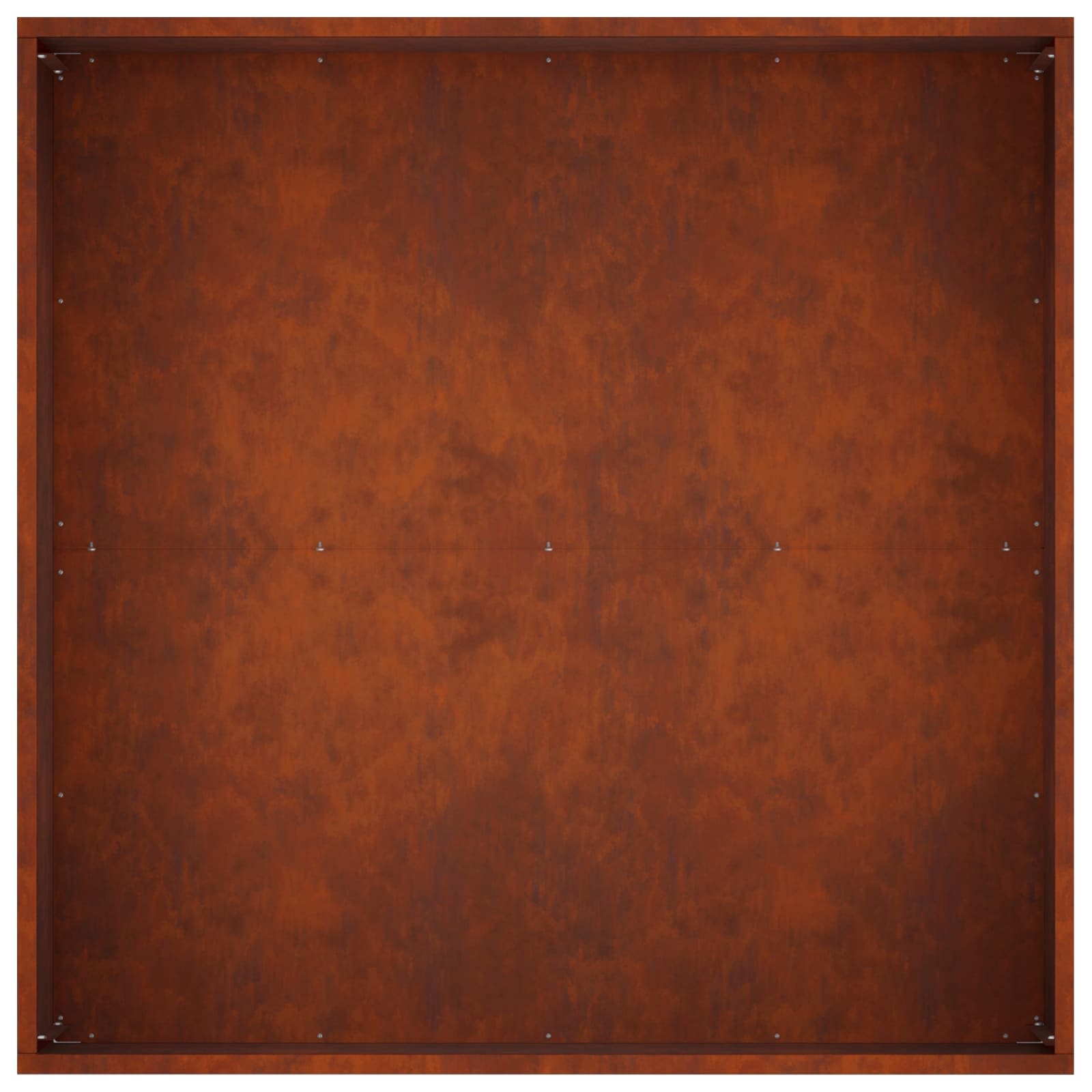 vidaXL Garden Planter Rusty 80 x 80 x 40 cm Weathering Steel 5
