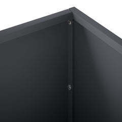 vidaXL Garden Planter 2 pcs Anthracite 40 x 20 x 20 cm 6