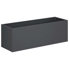 vidaXL Garden Planter 2 pcs Anthracite 40 x 20 x 20 cm 3