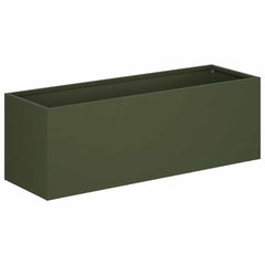 vidaXL Garden Planter 2 pcs Olive Green 40 x 20 x 20 cm 3