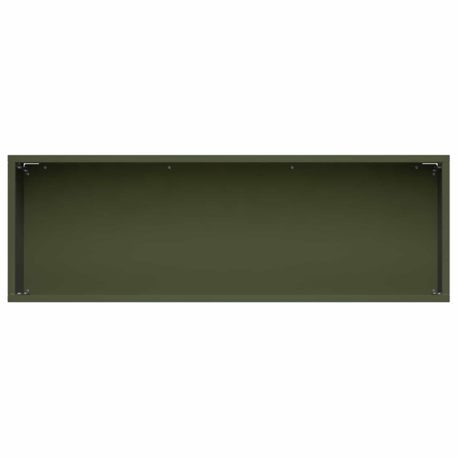 vidaXL Garden Planter 2 pcs Olive Green 40 x 20 x 20 cm 5