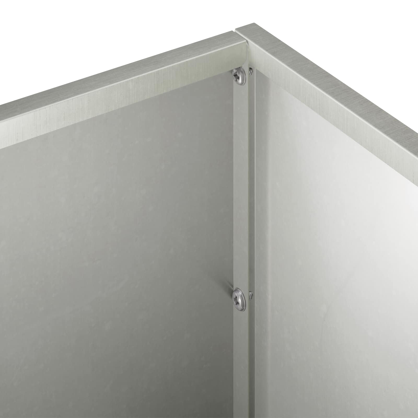 vidaXL Garden Planter Silver 40 x 20 x 20 cm Stainless Steel 5