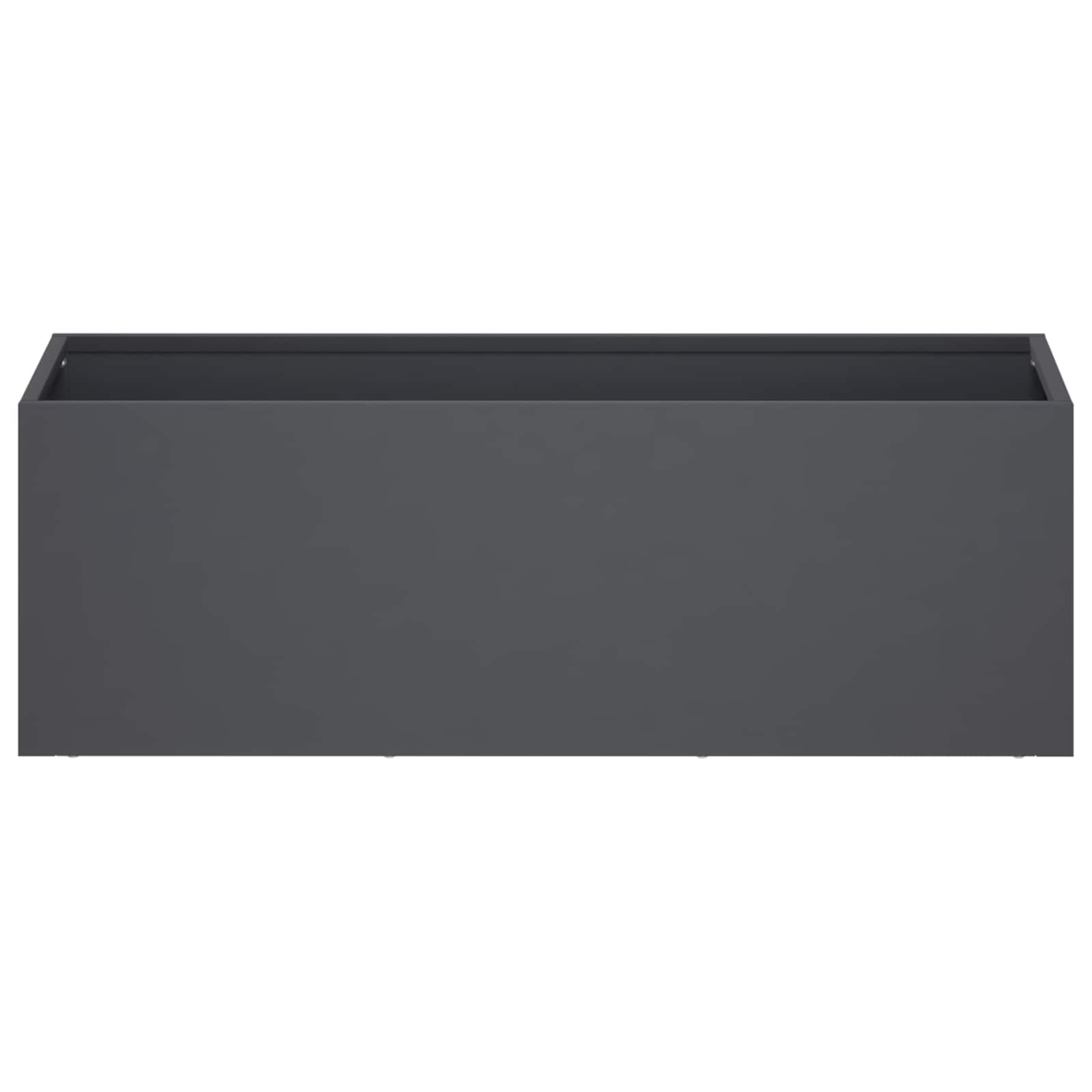 vidaXL Garden Planter Anthracite 60 x 20 x 20 cm Cold-rolled Steel 3