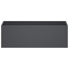 vidaXL Garden Planter Anthracite 60 x 20 x 20 cm Cold-rolled Steel 3