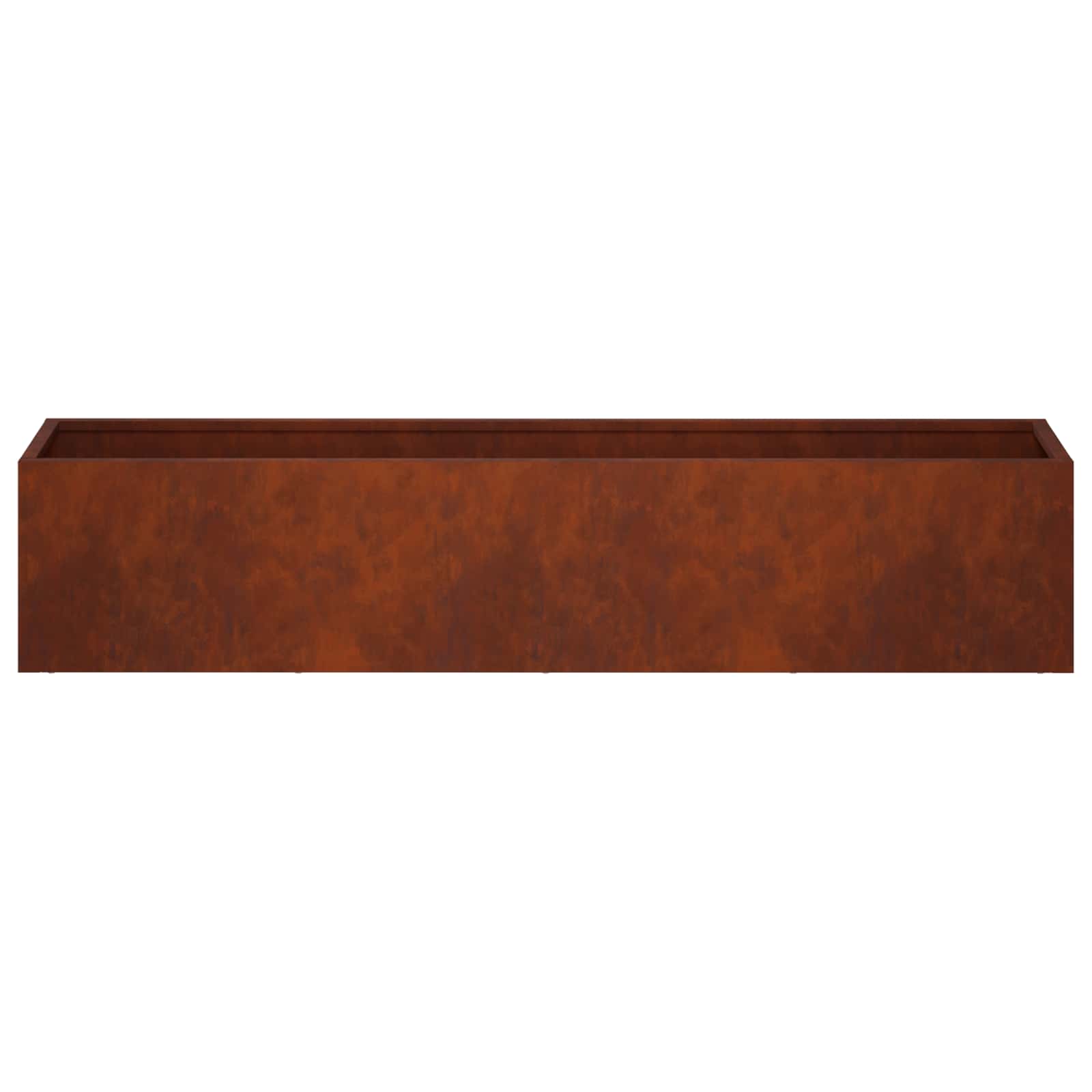 vidaXL Garden Planter Rusty 80 x 20 x 20 cm Weathering Steel 4