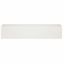 vidaXL Garden Planter 2 pcs White 100 x 20 x 20 cm Cold-rolled Steel 4