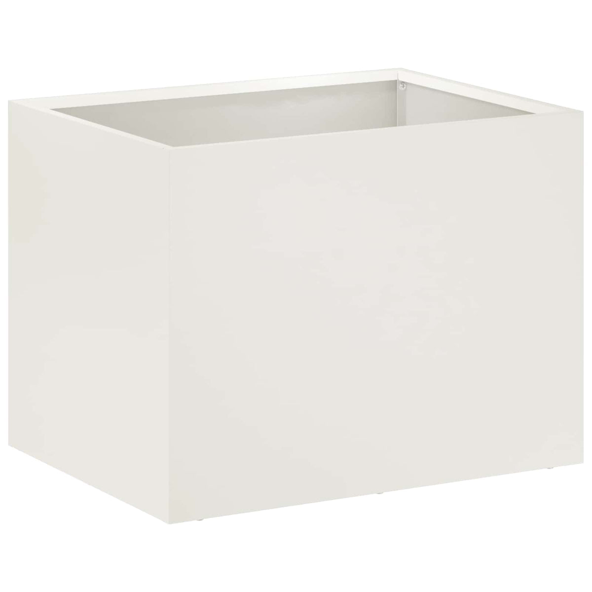 Garden Planter Cold-rolled Steel 1 White Height 30 cm 40 cm 30 cm