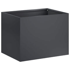 vidaXL Garden Planter Anthracite 40 x 30 x 30 cm Cold-rolled Steel 2