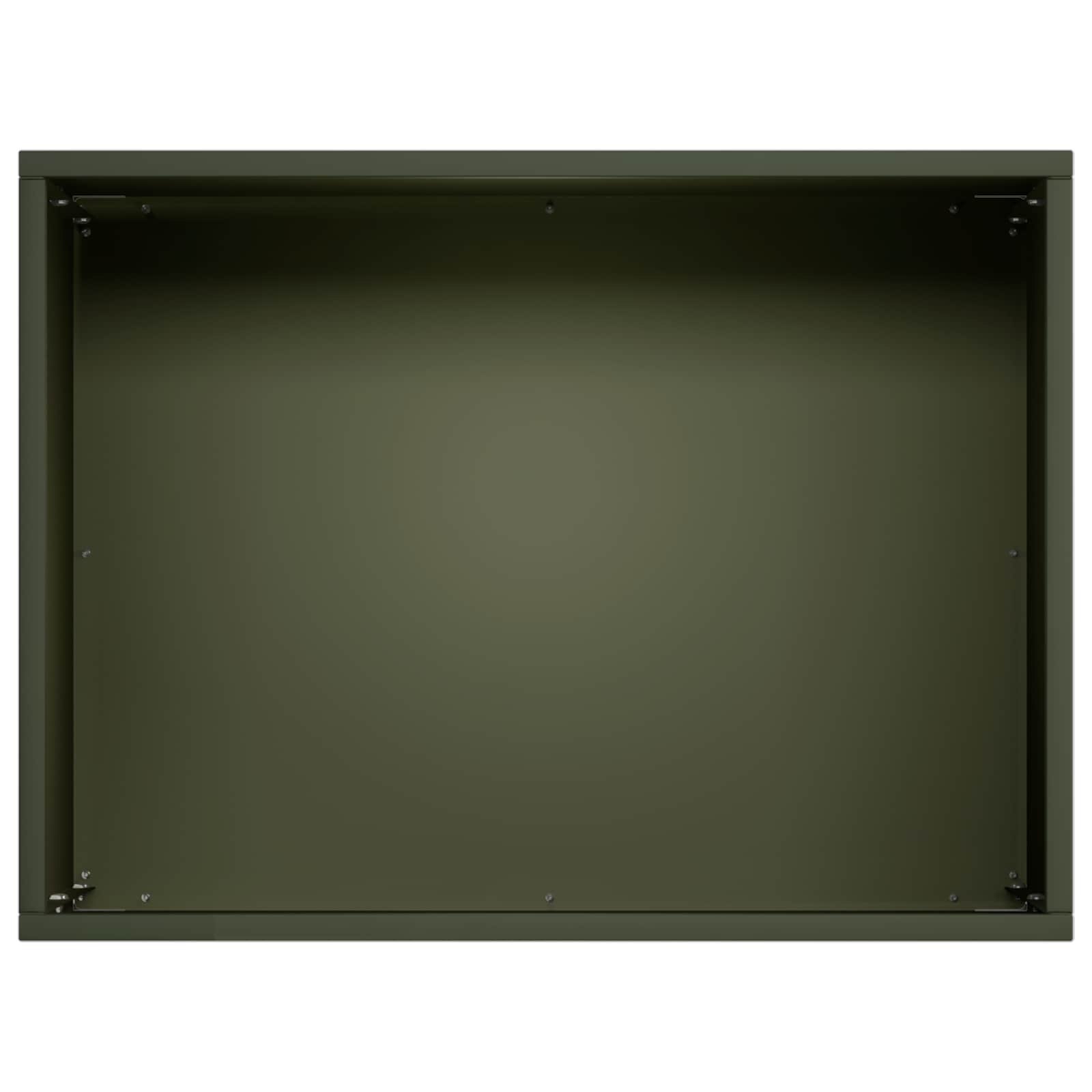 vidaXL Garden Planter Olive Green 40 x 30 x 30 cm Cold-rolled Steel 4
