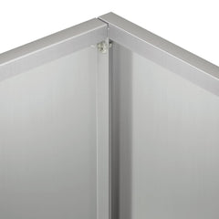 vidaXL Garden Planter 2 pcs Silver 40 x 30 x 30 cm Galvanised Steel 6