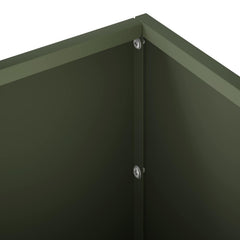 vidaXL Garden Planter 2 pcs Olive Green 80 x 30 x 30 cm 6