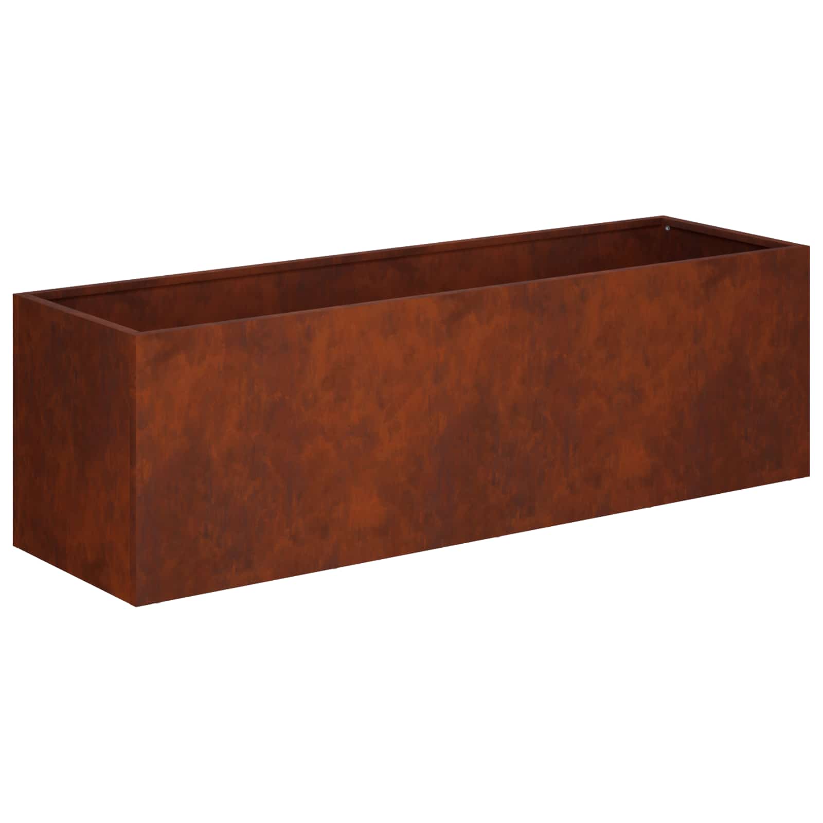 Garden Planter Rusty 1 Weathering steel Height 30 cm 100 cm 30 cm