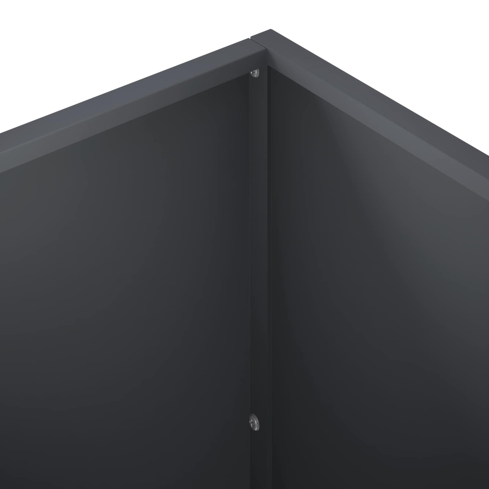 vidaXL Garden Planter Anthracite 80 x 40 x 40 cm Cold-rolled Steel 5