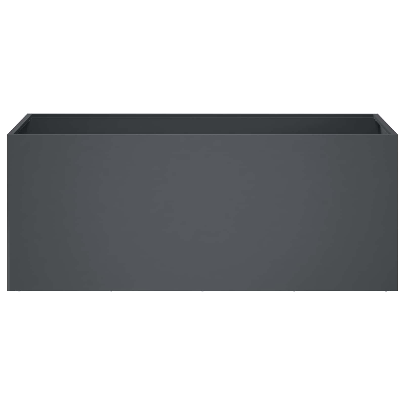 vidaXL Garden Planter Anthracite 80 x 40 x 40 cm Cold-rolled Steel 3