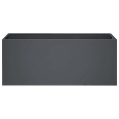 vidaXL Garden Planter Anthracite 80 x 40 x 40 cm Cold-rolled Steel 3