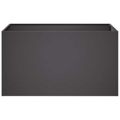 vidaXL Garden Planter Black 80 x 50 x 50 cm Cold-rolled Steel 3
