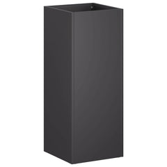 vidaXL Garden Planter 2 pcs Black 20 x 20 x 40 cm Cold-rolled Steel 3