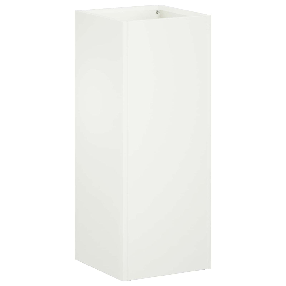 Garden Planter Cold-rolled Steel 1 White Height 50 cm 20 cm 20 cm