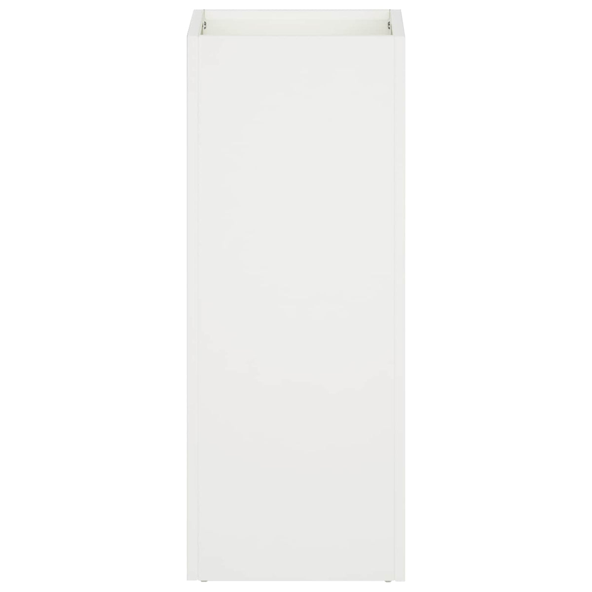 Garden Planter Cold-rolled Steel 1 White Height 50 cm 20 cm 20 cm